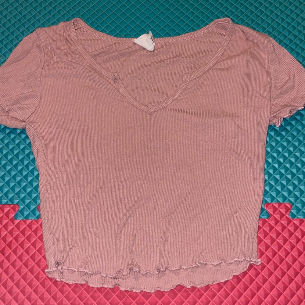 Destined small pink crop top!